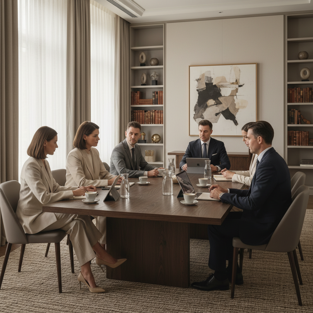 Cliente patrimonial em consultoria de alto padrão